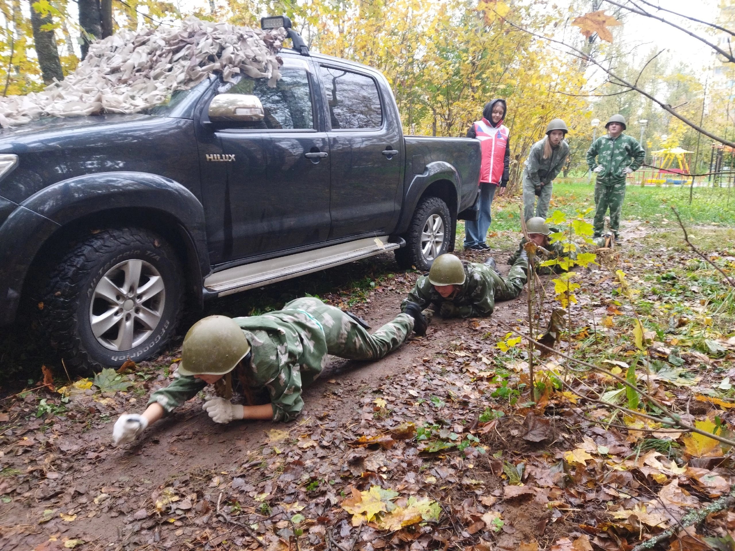 Воспитанники клуба «Каскад» участвовали в игре «Военная тропа» |  Официальный сайт Всероссийской общественной организации ветеранов 